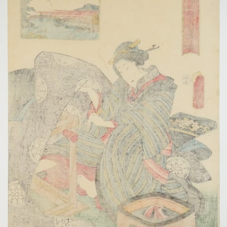 三代歌川豊国 江戸名所百人美女 今戸/UTAGAWA TOYOKUNIⅢ