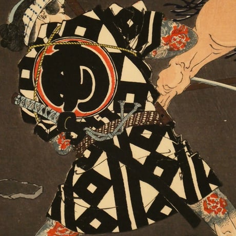 月岡芳年 新撰東錦絵 神明相撲闘争之図 二枚続/TSUKIOKA YOSHITOSHI
