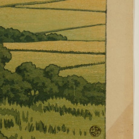 川瀬巴水 長野県稲荷山/KAWASE HASUI