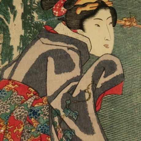 歌川国貞 五節句ノ内 皐月 三枚続/UTAGAWA KUNISADA