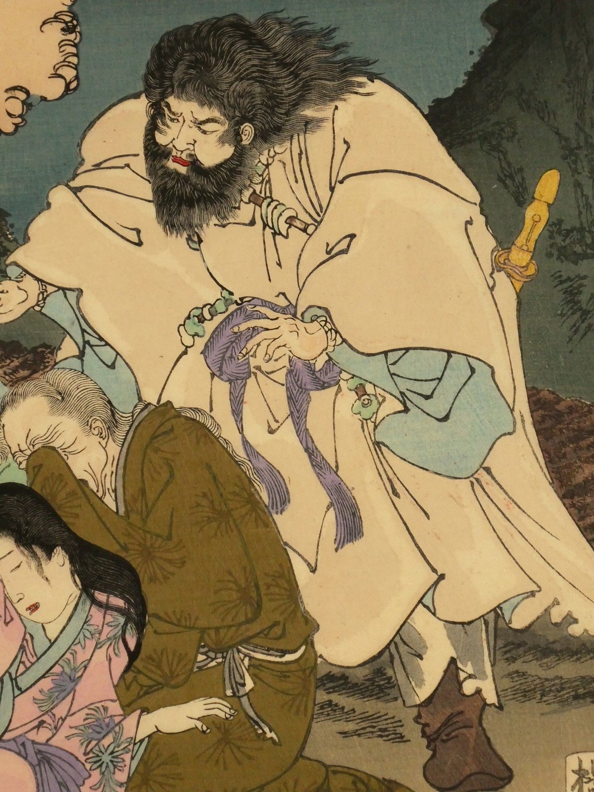楊洲周延 東錦昼夜競 素戔嗚尊/CHIKANOBU | ギャラリー奏美庵