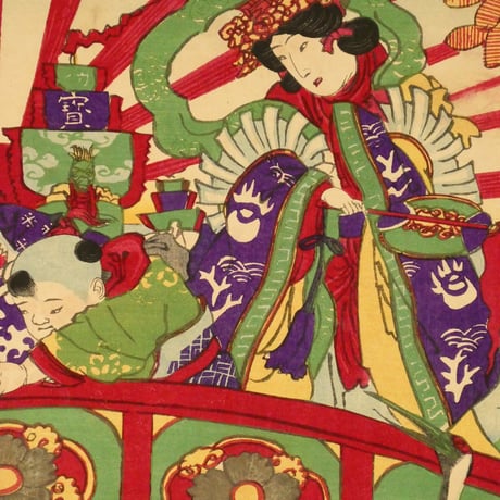 楊洲周延 繁栄七福神之図 三枚続/CHIKANOBU