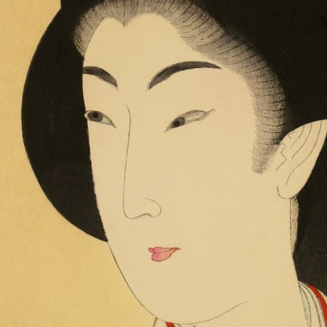 楊洲周延 真美人 卅三 扇/CHIKANOBU