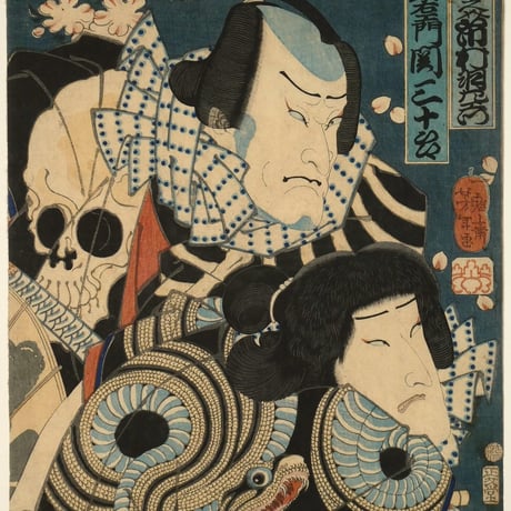 月岡芳年 辨天小僧菊之介 市村羽左エ門・日本駄右衛エ門 関三十郎/TSUKIOKA YOSHITOSHI