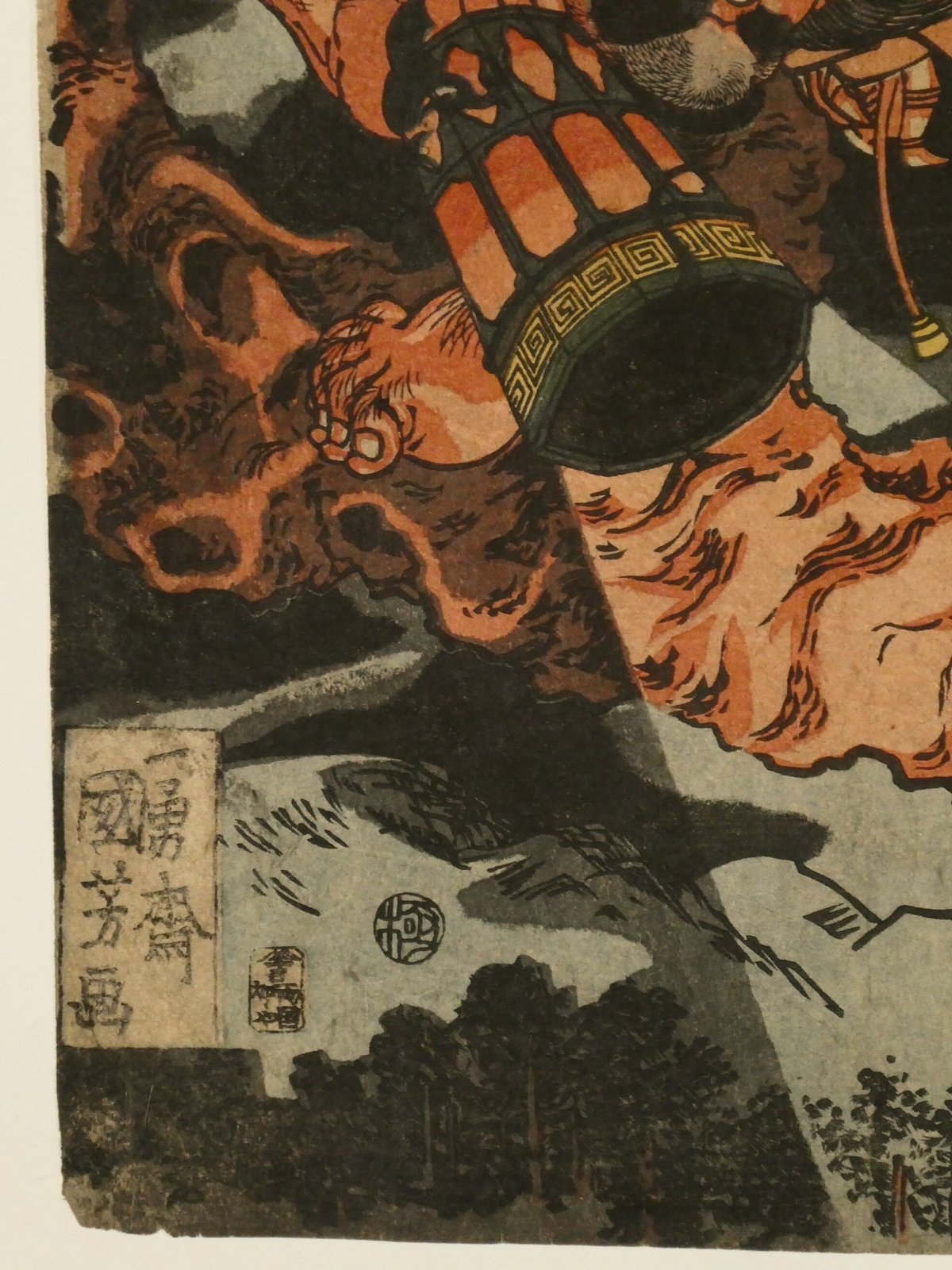 『鉄鼓の音、なおも響く』中国画（水墨画）、人物、古代の将軍 鉄鼓の音、なおも響く』中国画（水墨画）、人物、古代の将軍