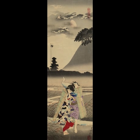 月岡芳年 田舎源氏 竪二枚続/TSUKIOKA YOSHITOSHI