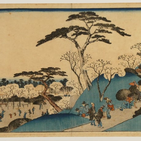 歌川広重 東都名所 日暮里/HIROSHIGE