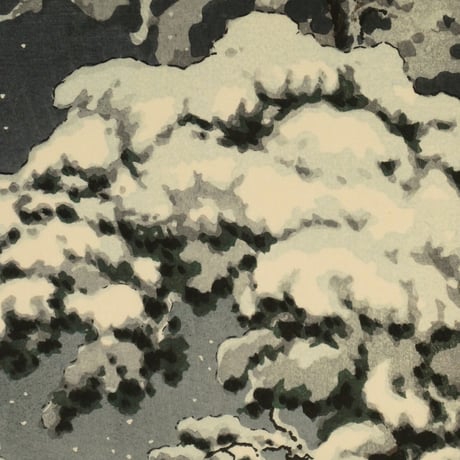 土屋光逸 増上寺の雪/TSUCHIYA KOITSU Zojo-ji Temple in Snow