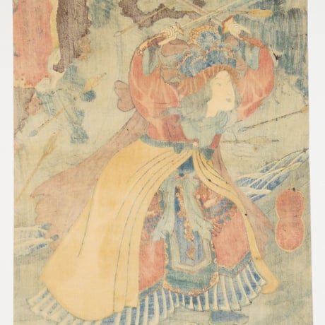 一勇斎国芳 通俗水滸伝豪傑百八人之内 一丈青扈三娘/ICHIYUSAI KUNIYOSHI