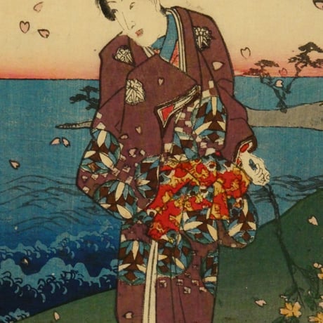 三代歌川豊国	其姿紫の写絵 十三/UTAGAWA TOYOKUNIⅢ
