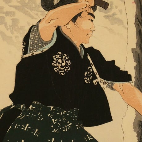 月岡芳年 新撰東錦絵 武蔵塚原試合図 二枚続/TSUKIOKA YOSHITOSHI