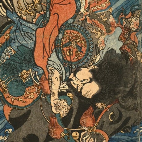 一勇斎国芳 通俗三国志英雄之壹人 劉備/ICHIYUSAI KUNIYOSHI