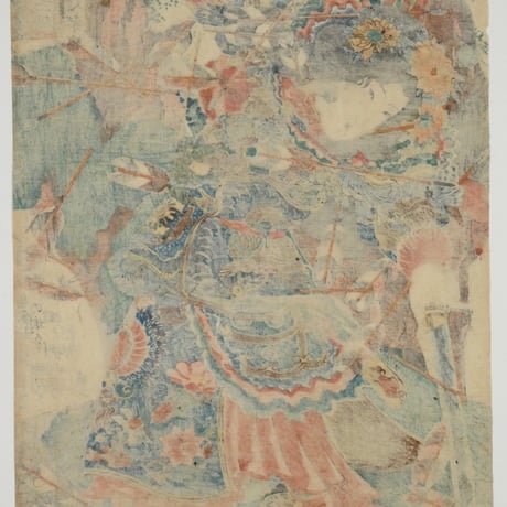 一勇斎国芳 水滸伝豪傑百八人之一個 扈三娘一丈青/ICHIYUSAI KUNIYOSHI