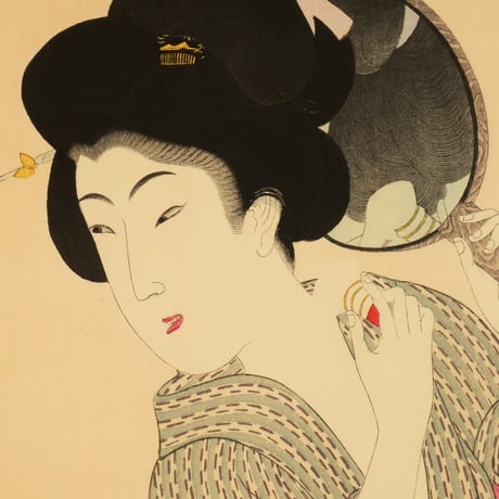 楊洲周延 真美人 廿一 襟白粉/CHIKANOBU