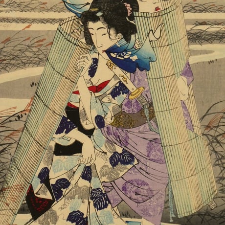 月岡芳年 田舎源氏 竪二枚続/TSUKIOKA YOSHITOSHI