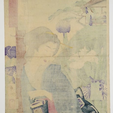月岡芳年 東京自慢十二ヶ月 五月 堀切の菖蒲 /TSUKIOKA YOSHITOSHI