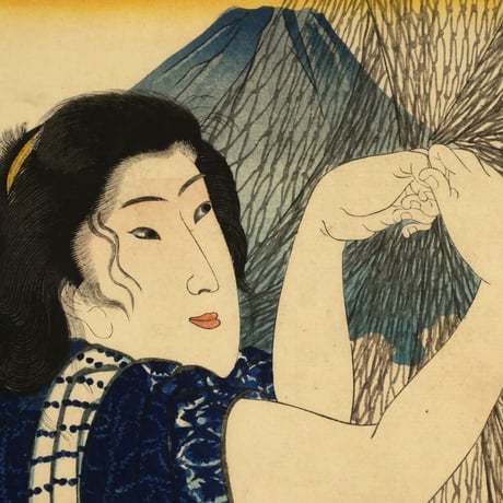 朝櫻楼国芳 東海道五十三対 由井/KUNIYOSHI