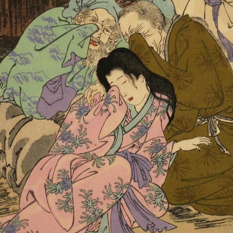 楊洲周延 東錦昼夜競 素戔嗚尊/CHIKANOBU | ギャラリー奏美庵