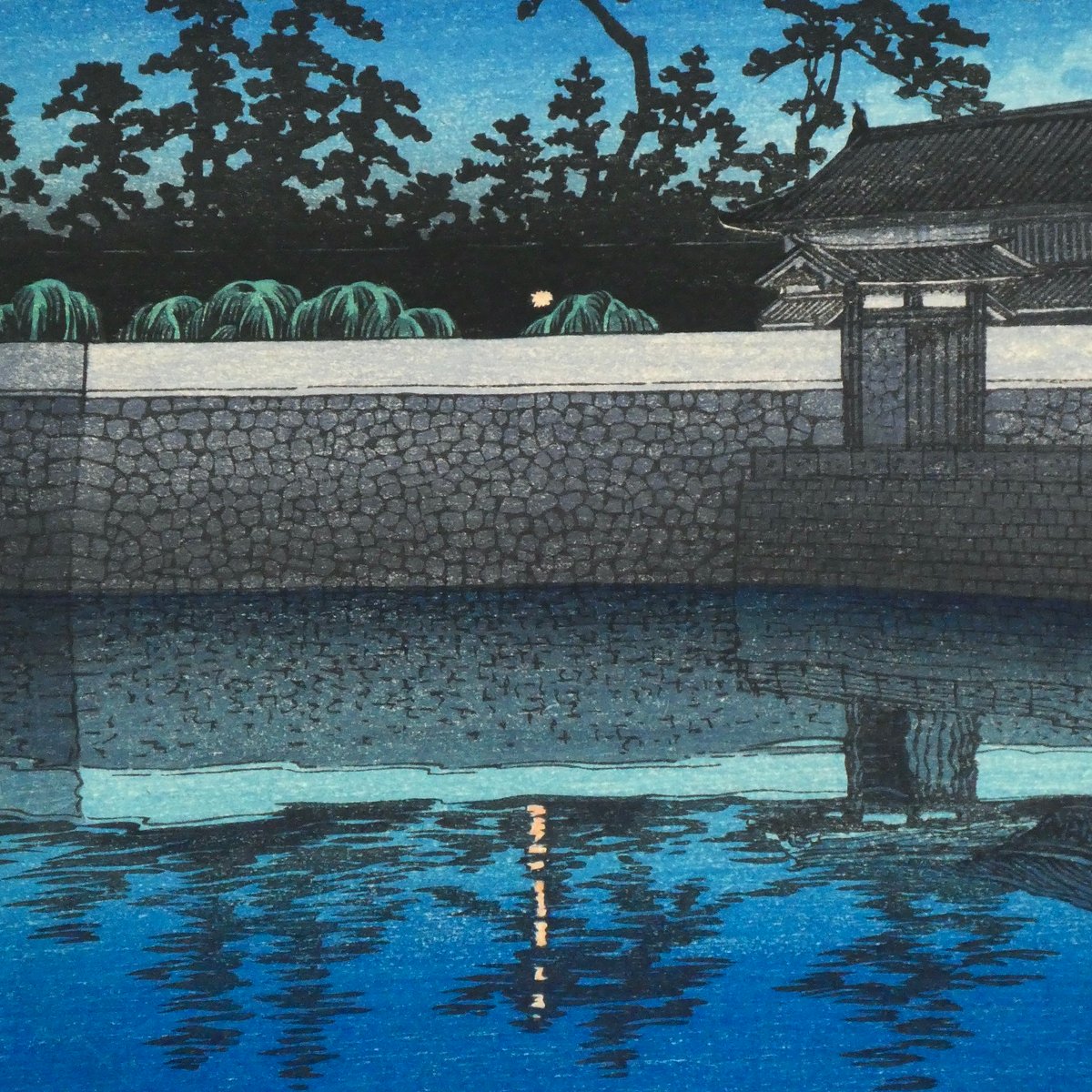 川瀬巴水 桜田門 昭和3年 /KAWASE HASUI SAKURADAMON 1928 |