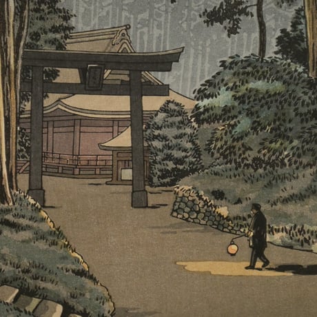土屋光逸 日光二荒山/TSUCHIYA KOITSU Futarasan Shrine,Nikko