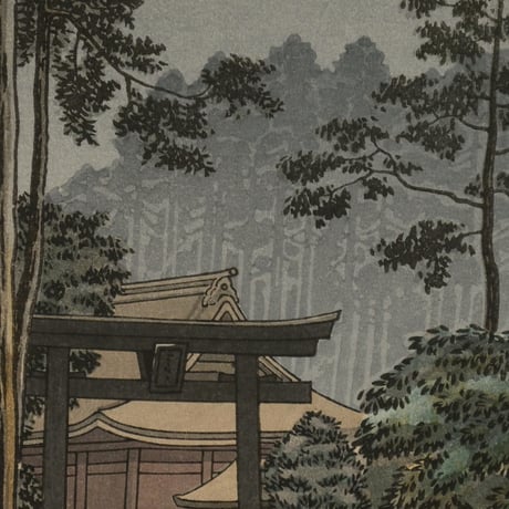 土屋光逸 日光二荒山/TSUCHIYA KOITSU Futarasan Shrine,Nikko