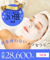 定額制｜痛くない・腫れないのに深層部まで届く＼針を使わない／イオン導入WHITEメソセラピー