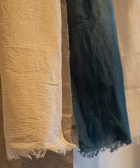 藍染ストールの受注製作