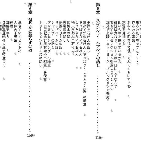 出版本　『スキンケア・ヘアケアの真実（新・石けん生活のすすめ）』（玉川小町・社長著）