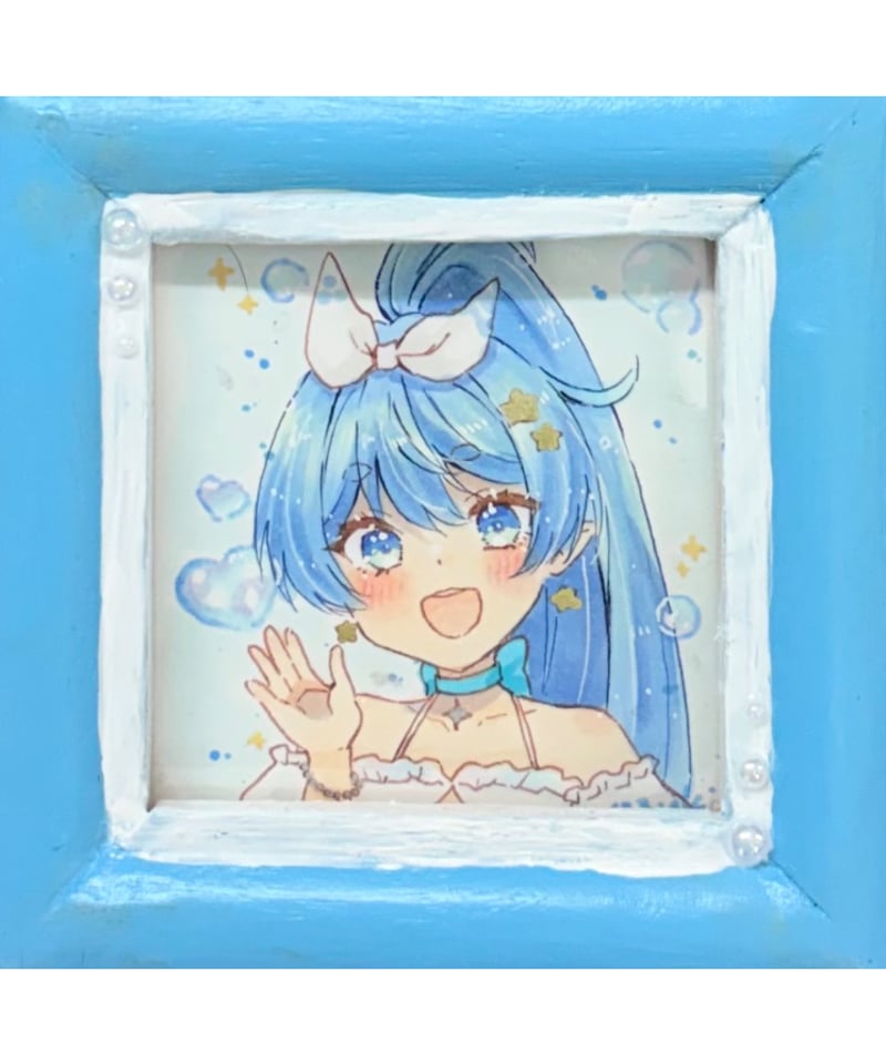 オリジナル アート 原画 病みかわいい 一点物 クレヨン ミニ原画Ⅰ】作家名 卯月 | 鎌倉MONA