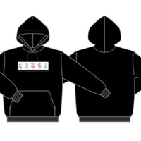 どまつりパーカー（黒）