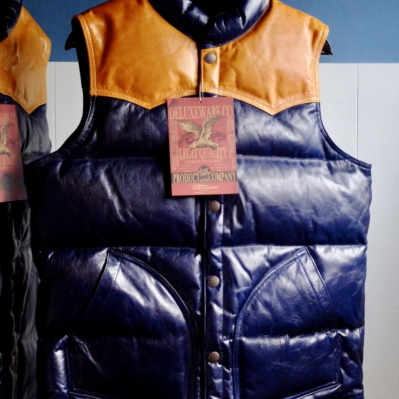 DELUXEWARE/デラックスウエア D-24『HORSE DOWN VEST/ホースダウン...