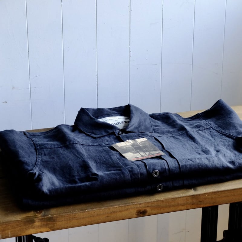 美品！WORKERS ワーカーズ　ジャケット　213 40 Workers/ワーカーズ 『213 Linen Jacket 』Charcoal Linen