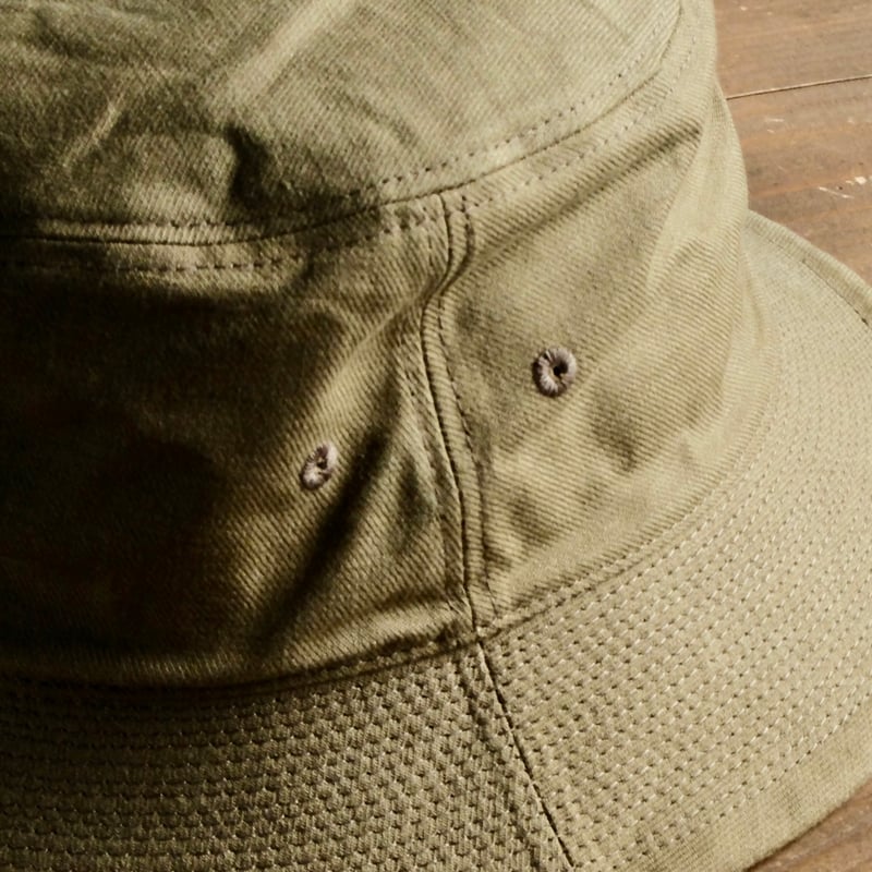HIGHER/ハイヤー『ARMY SERGE BUCKET HAT/ アーミーサージ HIGHER/ハイヤー『ARMY SERGE BUCKET HAT/ アーミーサージ