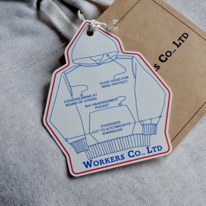 WORKERS ヘビースウェット フーディー Heavy Sweat Hoody Workers/ワーカーズ 『Heavy Sweat Hoody /ヘビースウェット