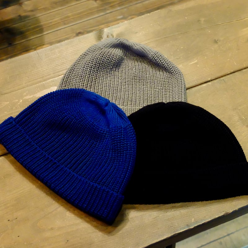 HIGHER/ハイヤー『COTTON KNIT WATCH CAP / コットンニットワッチキ