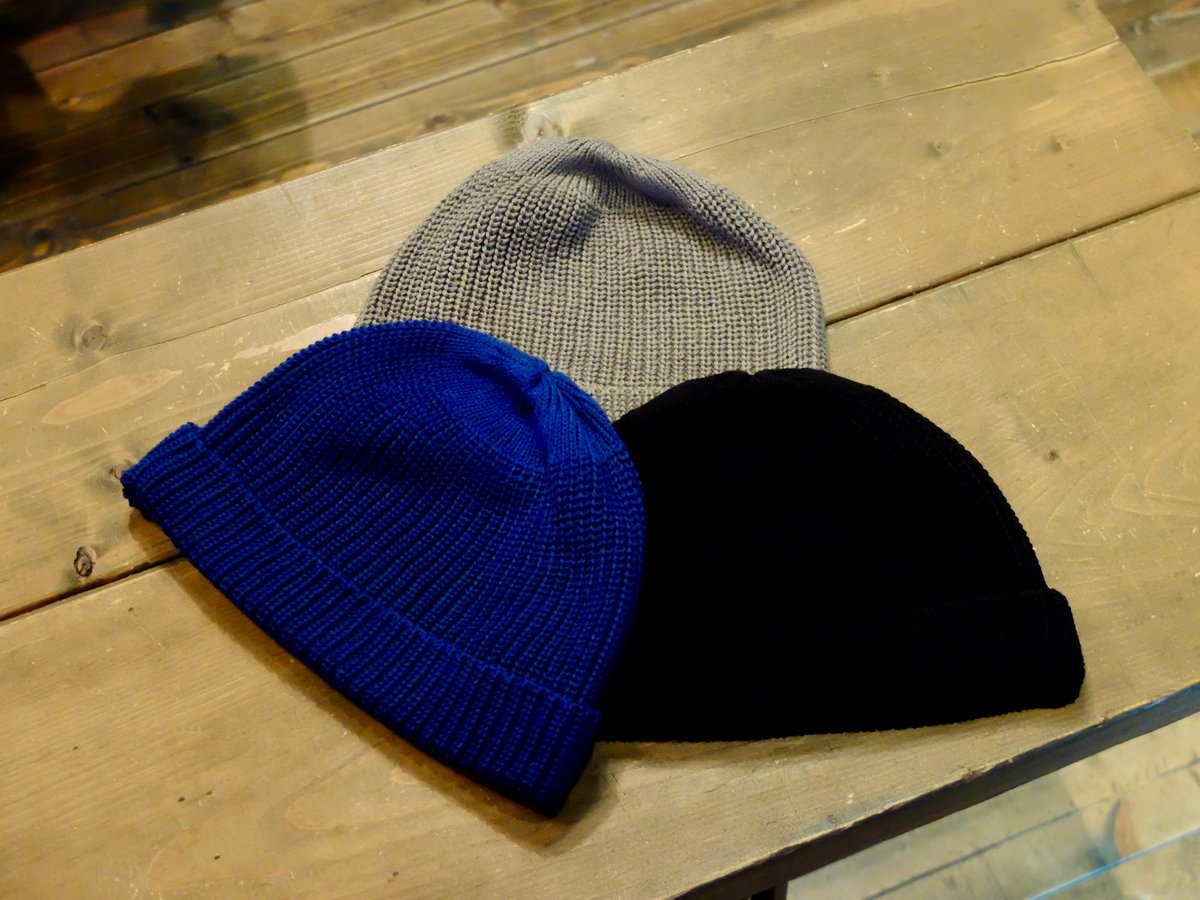 HIGHER/ハイヤー『COTTON KNIT WATCH CAP / コットンニットワッチキ