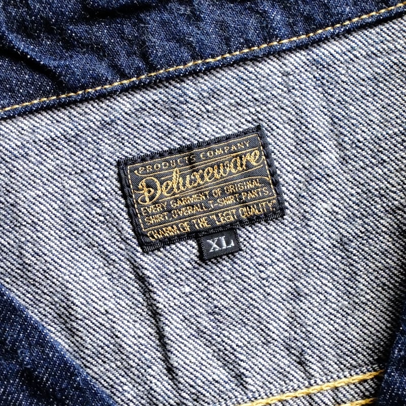 デラックスウエア DELUXEWARE インディゴ　ベスト デラックスウエア DELUXEWARE インディゴ ベスト