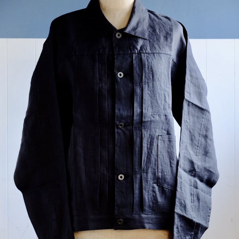 ジャケット・アウター WORKERS Summer Jacket Charcoal Linen WORKERS / Summer Jacket (Charcoarl Linen Cotton) – McFly