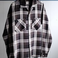 DELUXEWARE/デラックスウエア RCS-04L『RAYON DUCK SHIRT/レーヨンダックシャツ』オープンカラーレーヨン長袖シャツ MONOCHROMEモノクロノーム