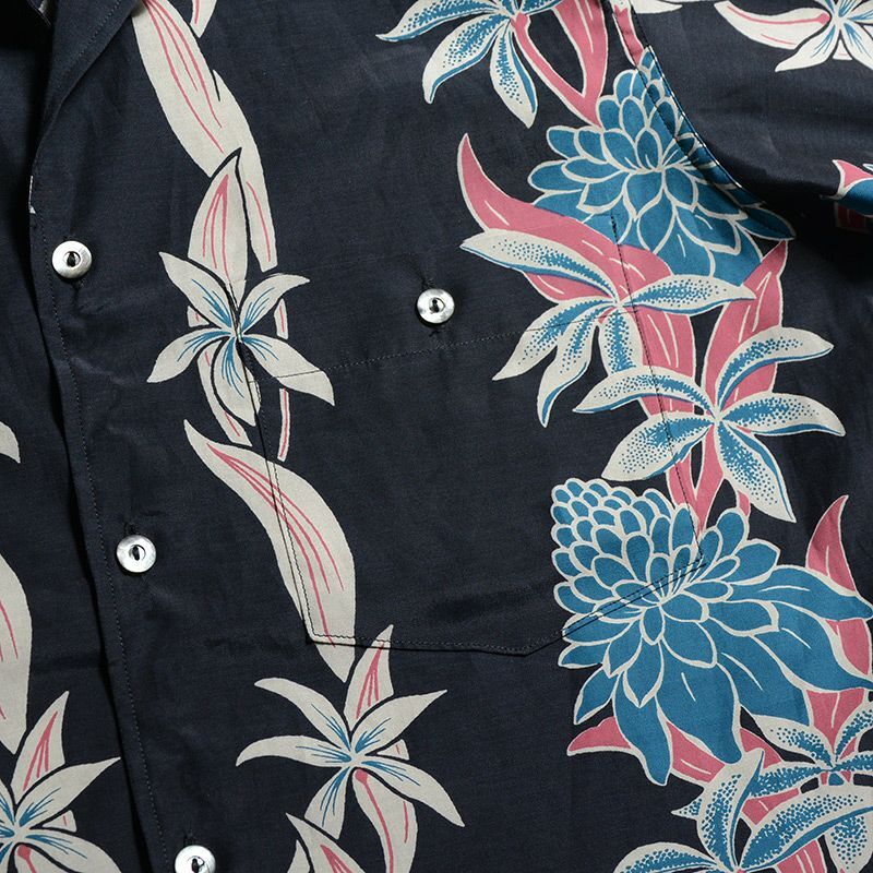 DELUXEWARE/デラックスウエア AL-11『 TORCH GINGER 』4色捺染ハワ