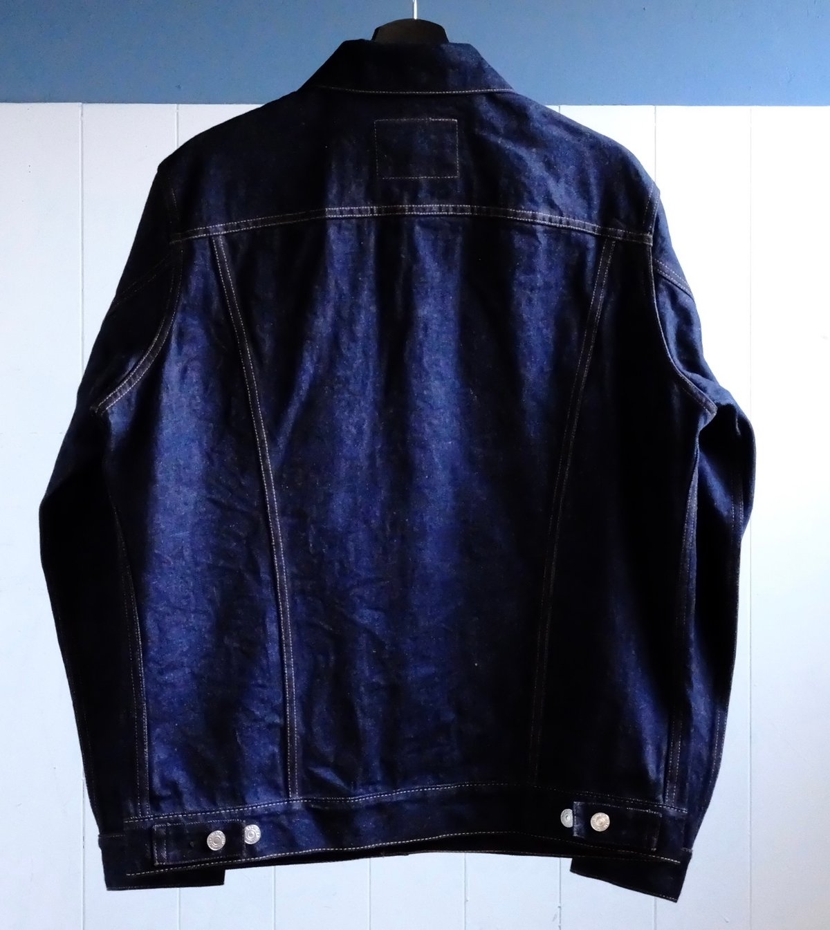濃紺 EVISU 1557 3rd デニム トラッカージャケット サイズ38 ワーカーズ WORKERS 3rdデニムジャケット 1stシルエット Lot 857