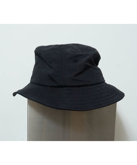 LOGO PRINT NYLON BUCKET HAT
