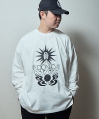 SUN GODDESS LONGSLEEVE T-SHIRT/WHITE