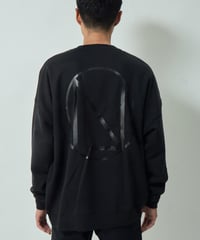 BACK LOGO PRINT OVERSIZE SWEATSHIRT