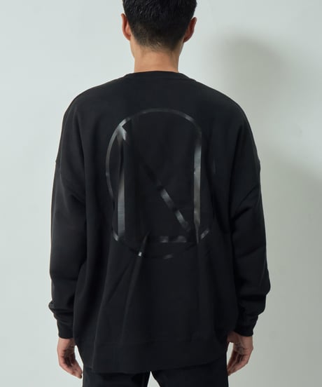 BACK LOGO PRINT OVERSIZE SWEATSHIRT