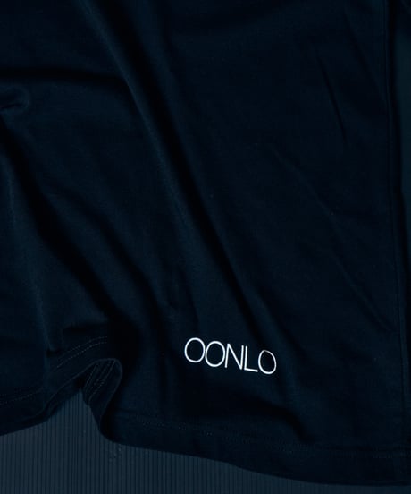 BACK LOGO PRINT OVER SIZE T-SHIRT/BLACK