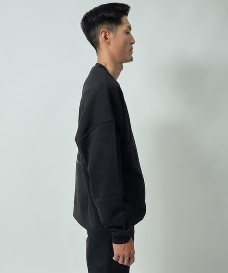BACK LOGO PRINT OVERSIZE SWEATSHIRT