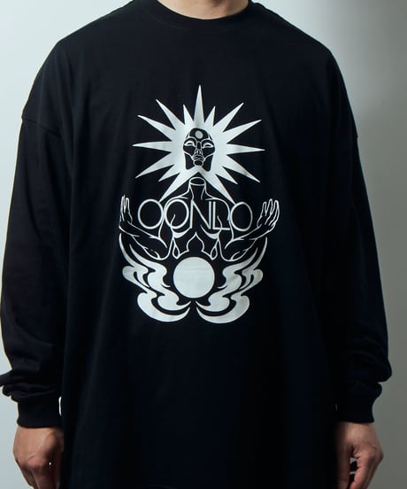 SUN GODDESS LONGSLEEVE T-SHIRT/BLACK