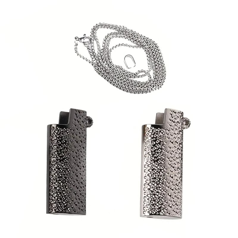 BIC J5 Bic Mini Lighter ミニライター ケース ネックレス 金属