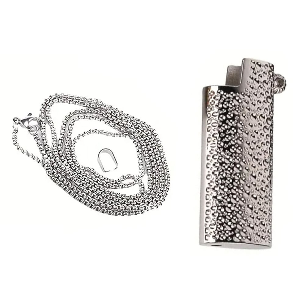 BIC J5 Bic Mini Lighter ミニライター ケース ネックレス 金属 BIC J5 Bic Mini Lighter ミニライター ケース ネックレス 金属